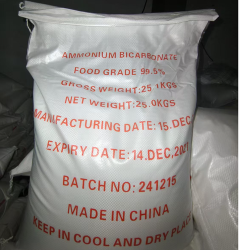 Ammonium Bicarbonate Edible Grade 99% Min 25kg Bag