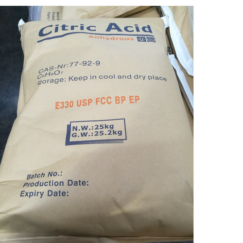 Food Grade Citric Acid Monohydrate CAM  Citric Acid Powder