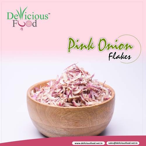 Dehydrated Pink Onion – Flakes, Chopped, Minced, Granules, Powder