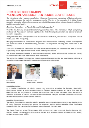 Cooperation König and Abenschön