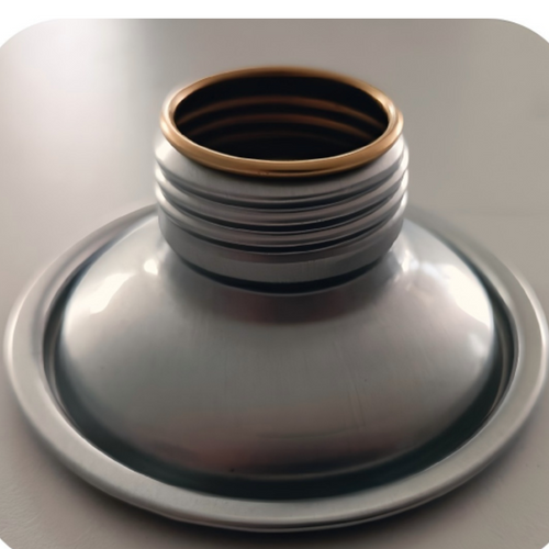 Aluminum beer can screw ends