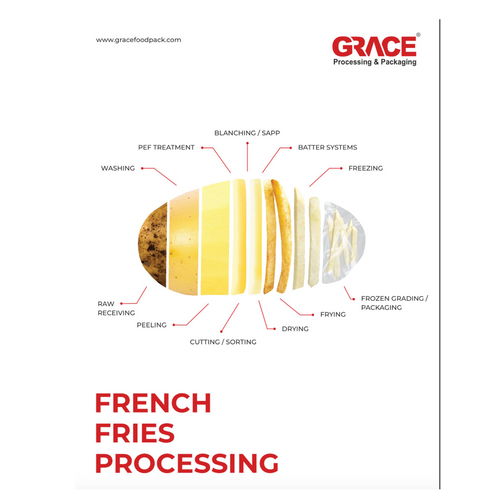 Frozen Potato Processing line for French Fries