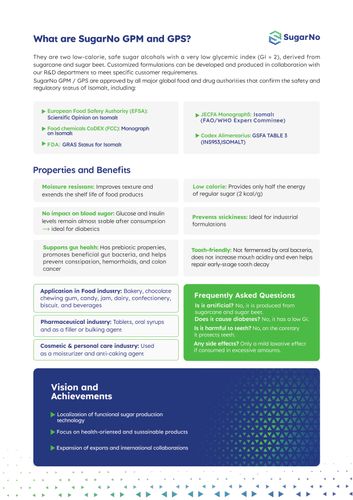SugarNo GPM & GPS (Isomaolt)