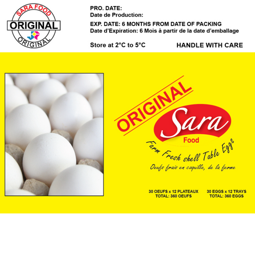 Eggs :  White and  Brown