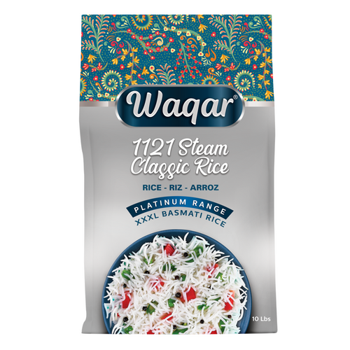 Waqar 1121 Steam Basmati Rice