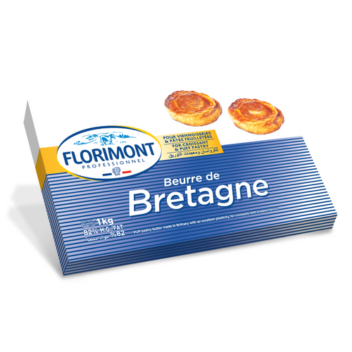 Florimont Brittany Puff Pastry Butter 82%