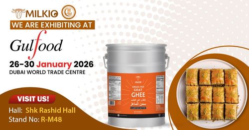 Milkio Foods Showcases Grass-Fed Goat Ghee for Middle East and Global B2B Markets