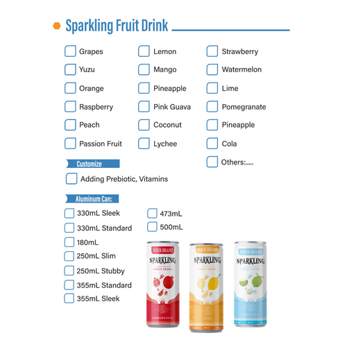 Sparkling Fruit Drink