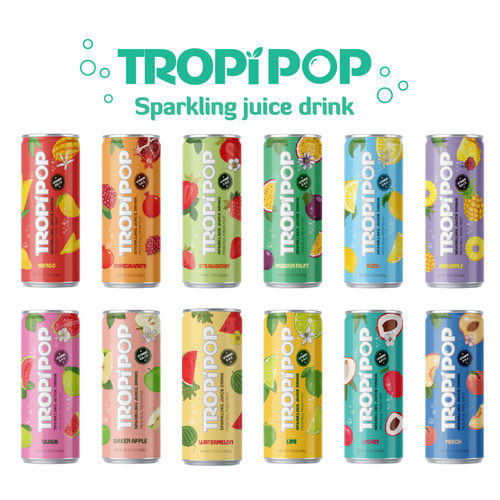 Tropi Pop Sparkling Fruit Drink