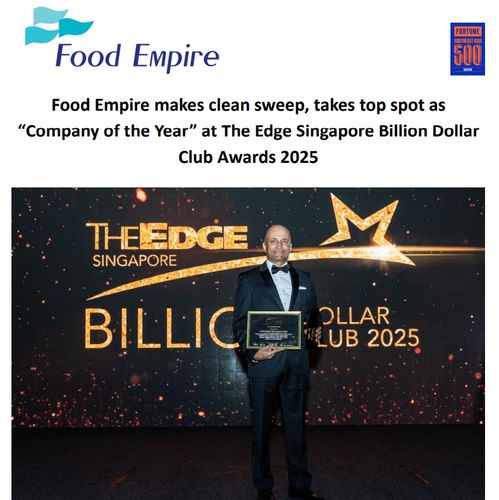 Food Empire Makes Clean Sweep, Takes Top Spot As 