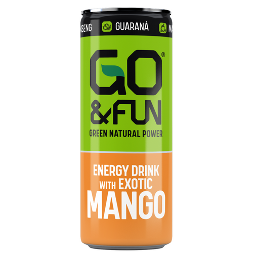 Go&Fun Mango Energy Drink