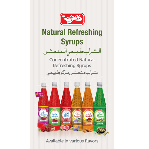 Natural Refreshing Syrups