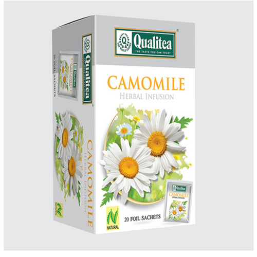Herbal Tea Camomile Paper Foil Envelope Tea Bag Pack