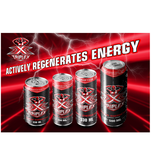 TRIPLE X ENERGYDRINK - TRIPLE POWER