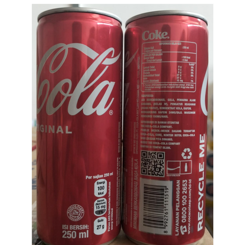 COCA COLA 250ML