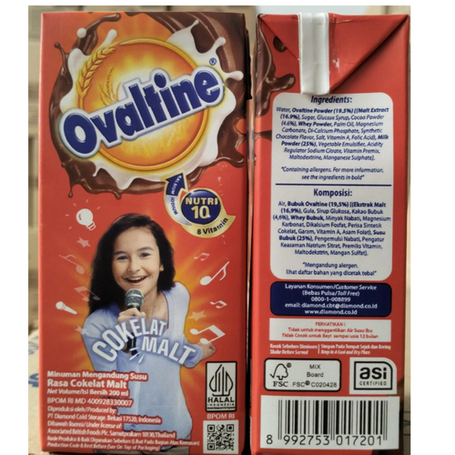 OVALTINE UHT MILK