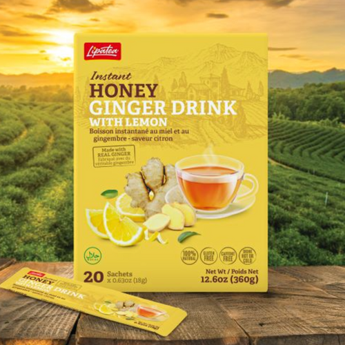 Lipatea Honey Ginger Drink with Lemon