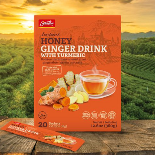 Lipatea Honey Ginger Drink with Turmeric