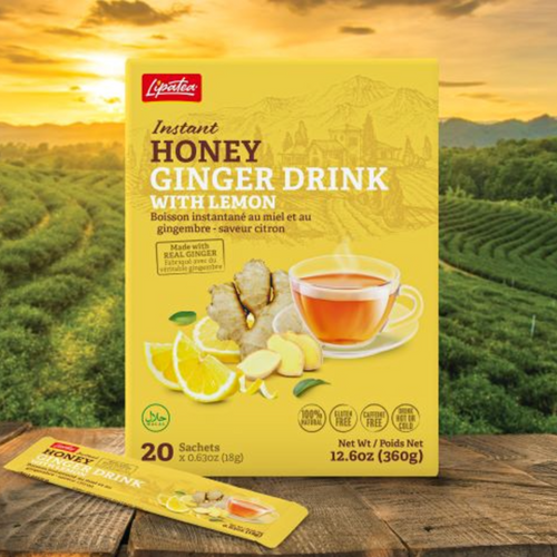 Lipatea Honey Ginger Drink with Lemon