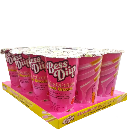 BESS DIIP STRAWBERRY SNACK JUMBO