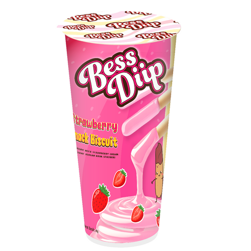 BESS DIIP STRAWBERRY SNACK JUMBO
