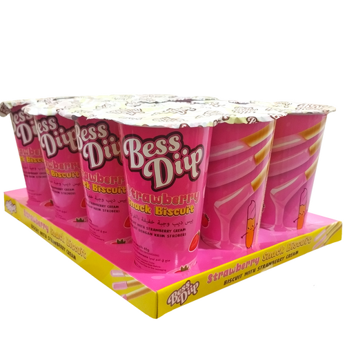 BESS DIIP STRAWBERRY SNACK MEDIUM