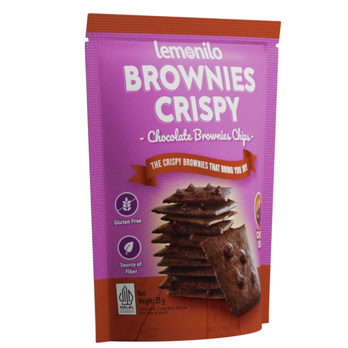LEMONILO BROWNIES CRISPY CHOCOCHIPS FLAVOUR 35GR