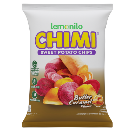 Lemonilo Chimi Sweet Potato Chips Butter Caramel Flavour 41gr