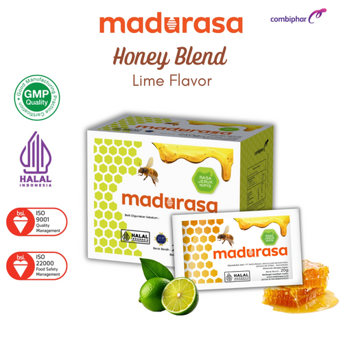 Madurasa Lime Flavour – Box of 12 Sachets (20gr)