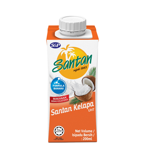 S&P Santan Original Coconut Milk (200ml)