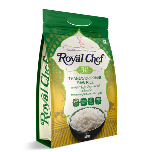 Royal Chef Thanjavur Ponni Raw Rice 5kg