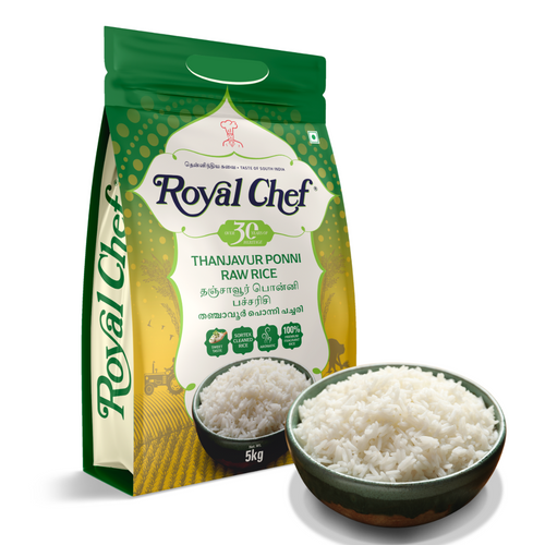 Royal Chef Thanjavur Ponni Raw Rice 5kg