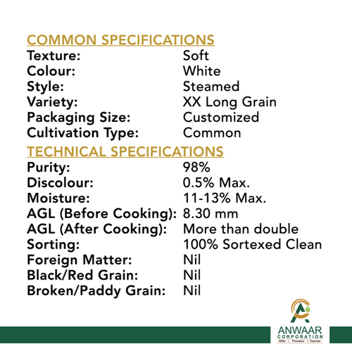 1121 Steam Basmati Rice