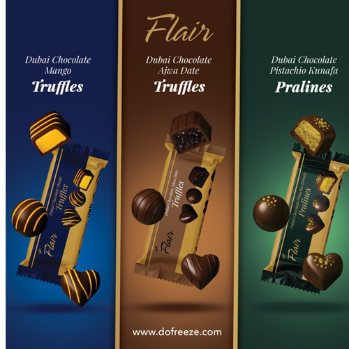 Flair Dubai Chocolate Ajwa Dates Truffles