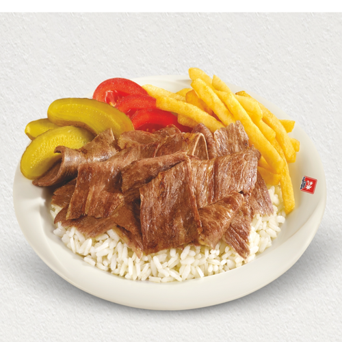Pilav Üstü Et Döner (Beef Döner over Rice)