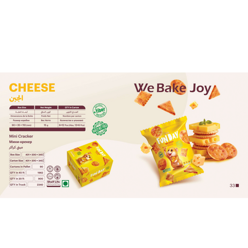 FUN DAY CHEESE MINI CRACKER