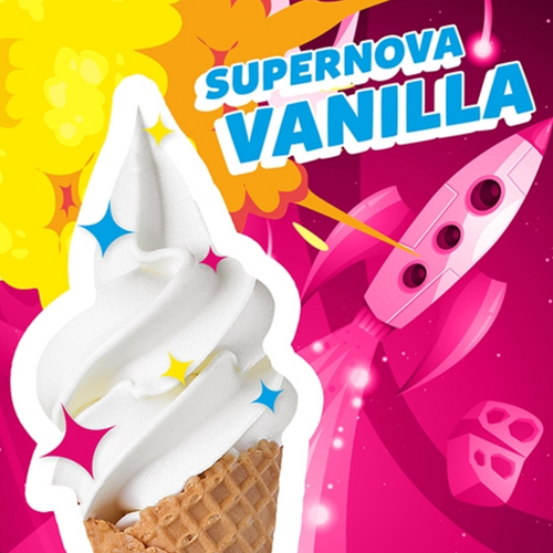 Frosty Boy Supernova Vanilla Soft Serve Mix