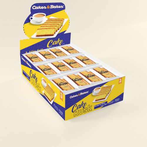 24 Pcs Pillow Pouch Cake Rusk Dispenser Box