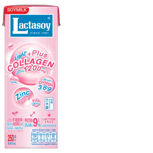 Lactasoy UHT Soymilk - Light + Plus Collagen