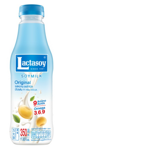 Lactasoy Prompt UHT Soymilk - Plain Sweetened (Original Flavour) in PET Bottle