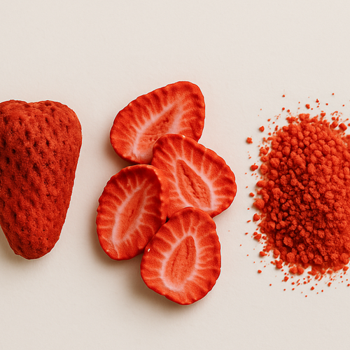 Freeze Dried Strawberry ( Whole, Sliced & Granulated)