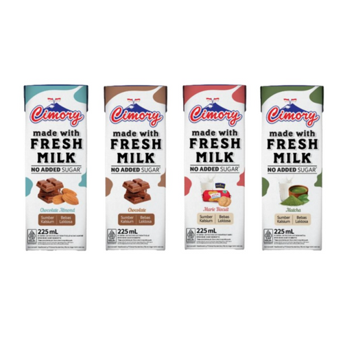 CIMORY UHT MILK 225ML NO ADDED SUGAR