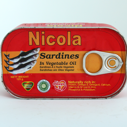 NICOLA SARDINES IN VEGETABLE OIL