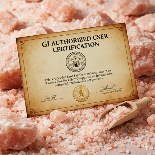 Sana Salt Receives GI Authorized User Certification for “Khewra Pink Rock Salt
