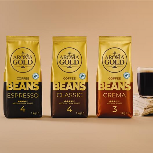 Aroma Gold Classic Roasted Coffee Beans