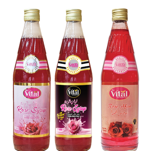 Vital Fruit Coordial,  Rose Syrup & Rose Afza - Private label available
