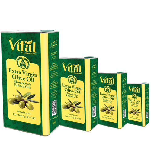Vital Refined Oil Blended with Extra Virgin Olive oil