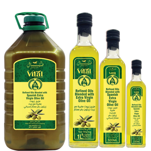 Vital Refined Oil Blended with Extra Virgin Olive oil