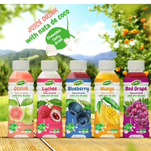 Nata de coco juice drinks