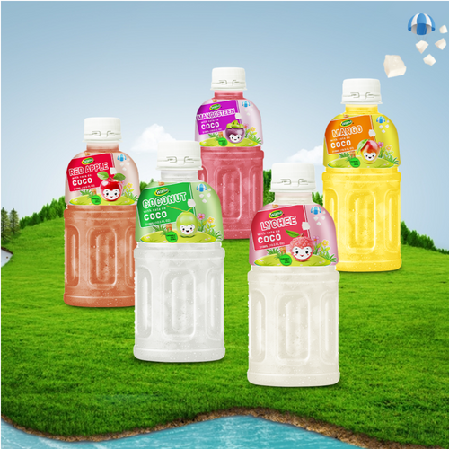 Nata de coco juice drinks